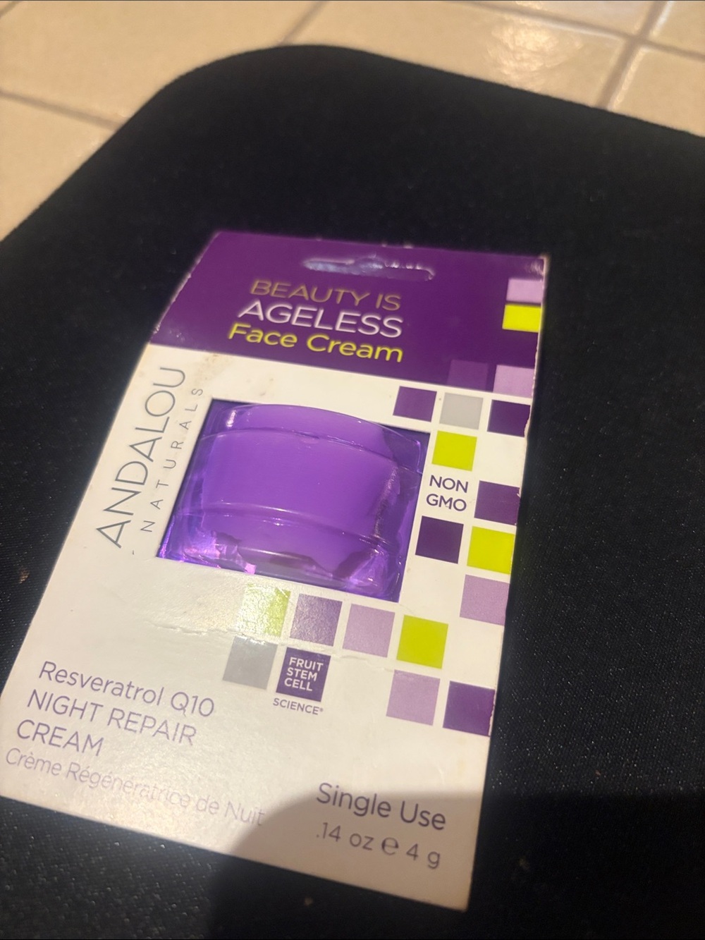 Andalou Naturals Night Repair Face Cream - Purple